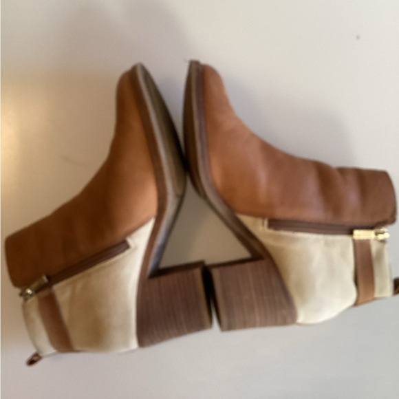 Sperry Top Sider Women's Ambrose Brown & Tan Leather Ankle Boots Size 7M - Picture 2 of 5